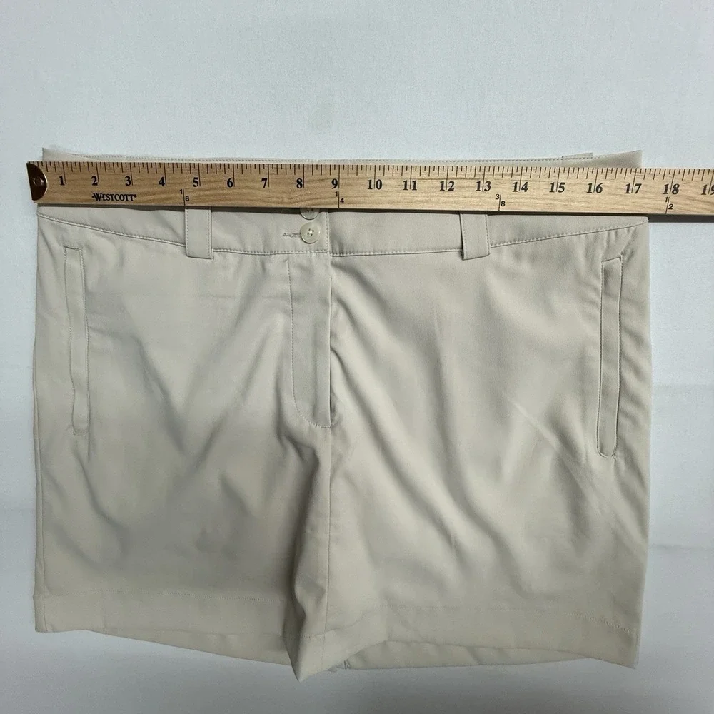 Nike Golf Skort Womens 10 Khaki Dri Fit Stretch Athletic Tennis Skirt - Picture 9 of 11